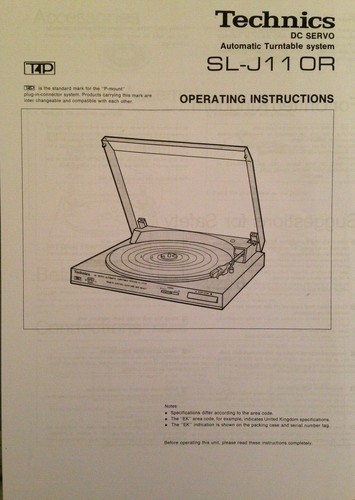 Technics servo giradischi - dc,