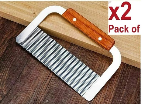 2pcs tagliapatate acciaio inox - 2pcs,