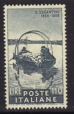 Italia Repubblica - 1958 n.835  SEGANTINI - francobolli nuovi MNH**