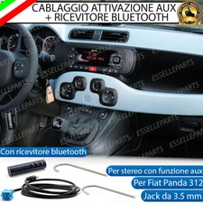 CAVO AUX + BLUETOOTH STEREO FIAT PANDA MK3 312 1.5 METRI RETROFIT MP3