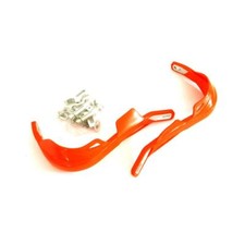 Paramani chiusi alluminio 22/28 col. arancio pitbike minigp ovhale motard cross 