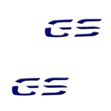 Adesivi 3d moto Scritte GS per