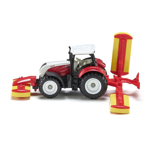 Trattore con falciatrice siku - trattore,