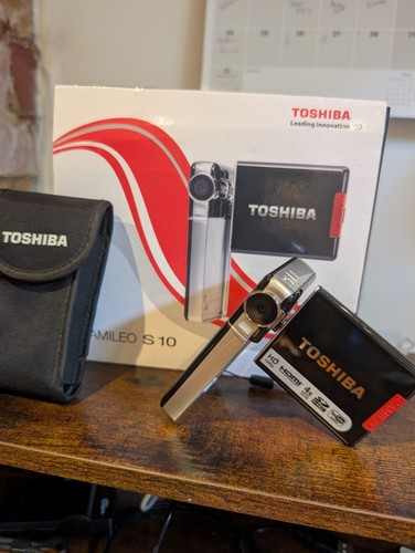 Videocamera toshiba camileo - videocamera,