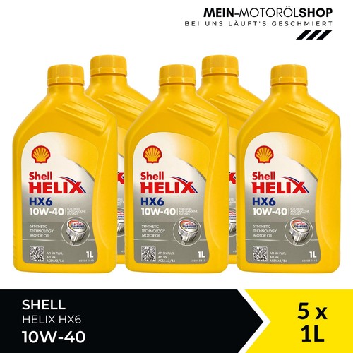 Olio motore shell helix hx6 - motore,