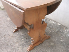 TAVOLO RUSTICO APRIBILE CON ALETTE - NOCE MASSELLO - UMBERTINO - '900 EMILIA