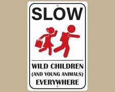 Cartello slow children - cartello,