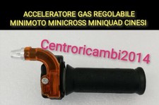 ACCELERATORE GAS REGOLABILE MINIMOTO MINICROSS MINIQUAD CINESI 