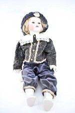 Brown Ceramic Biscuit Doll
