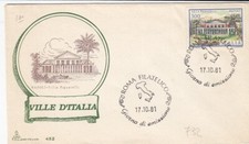 17/10/1981-2 FDC FIRST DAY "LE VILLE D'ITALIA 2^ EMISSIONE" (L732)