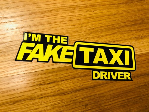Adesivo faketaxi driver - adesivo,