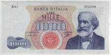 ITALIA - BANCONOTA 1000 LIRE