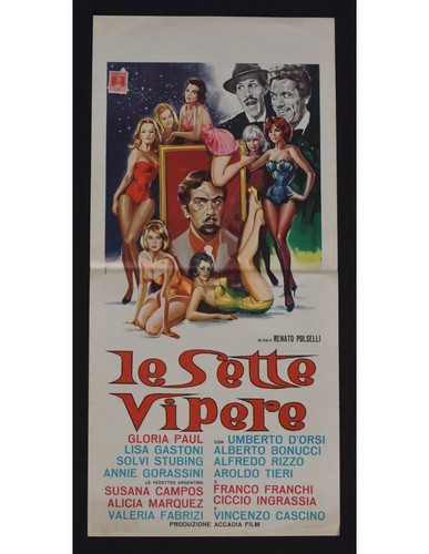 Locandina sette vipere - le,