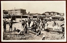 CARTOLINA D' EPOCA-RICCIONE (RN) "SOSTA DAVANTI ALL' OBBIETTIVO" VIAGGIATA 1930