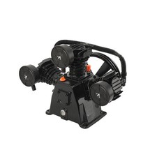Pompa Compressore Aria 5 HP Monofase In Linea Doppia Ricambio Testa 3 3 Cilindri