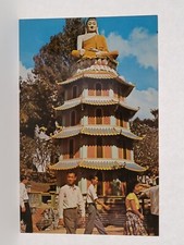 Cartolina Haw Par Villa Singapore Veduta del Parco Tematico Mitologia Cinese