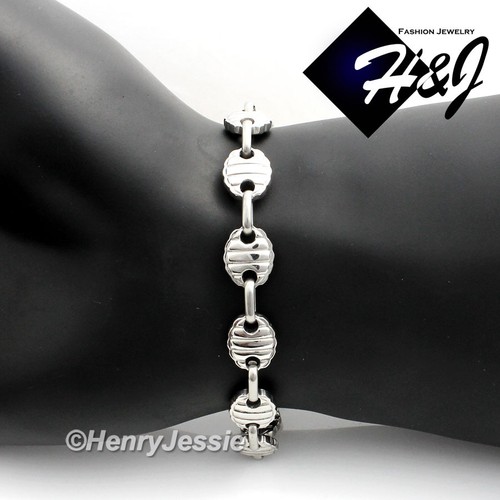 Bracciale uomo acciaio inox - 9",