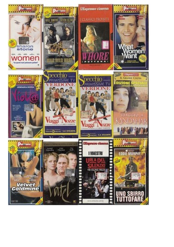 Videocassette vhs titoli vari - vhs,