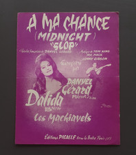 Partition dalida ma chance - partition, a