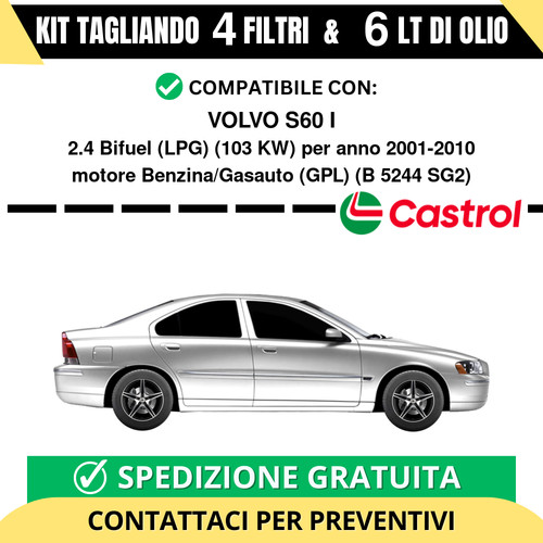 Tagliando per volvo - per, 2.4