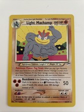 Pokémon TCG Light Machamp Neo