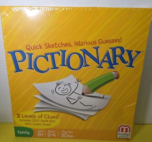 Mattel pictionary family game - mattel,