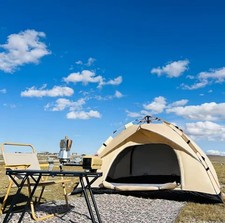 3-4 Person Pop Up Camping Tent Waterproof Sun Shelter Outdoor Portable Cabin