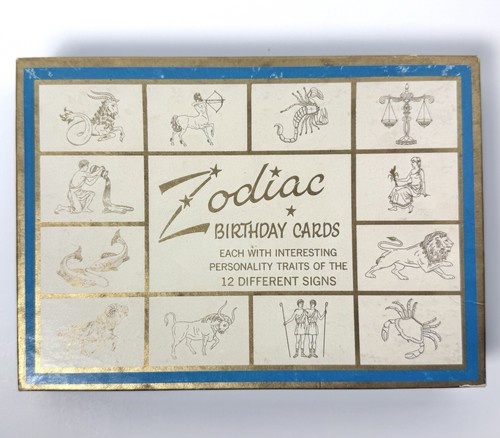 Vintage zodiaco compleanno - vintage,