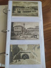 STAZIONI FERROVIE FILOBUS CORRIERE FUNIVIE DOGANE LOTTO 100 CARTOLINE ANTICHE