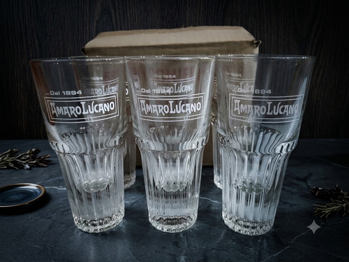 Amaro lucano set bicchieri - amaro, 6