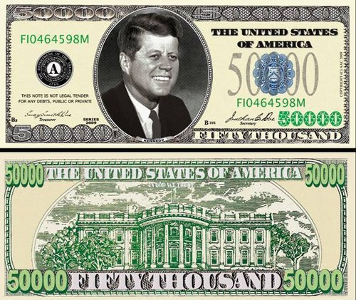 Jfk kennedy banconota - -,