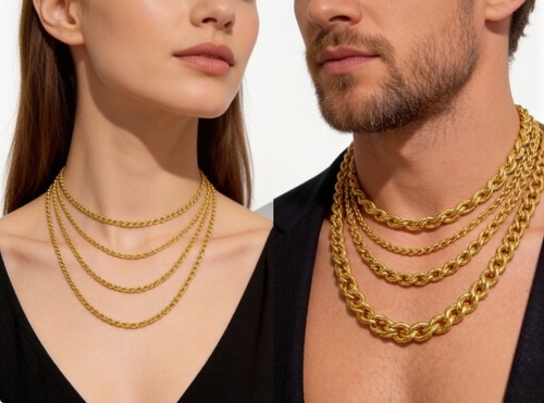 Collana catena maglia cubana