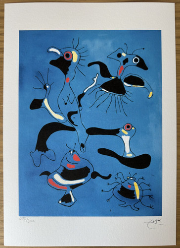 Litografia joan miro edizione - miro,