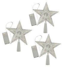 3 Pezzi Luce Led Stella Design Lampada Decorazione Albero di Natale