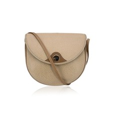 Autentica borsa a tracolla piccola Christian Dior vintage in pelle beige