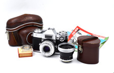 ZEISS IKON Contaflex Super / Pro-Tessar 3,2 f = 85 mm / Proxar C.U. / Custodie c-1960