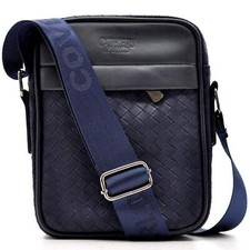 Borsello Uomo Coveri in pelle vegana intrecciata borsellino pisccolo Capiente e