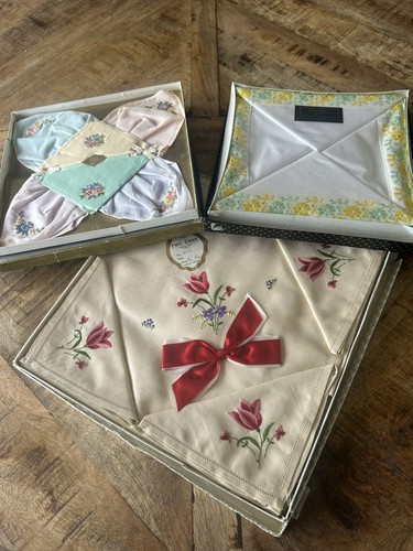 1970s vintage linen 3 lots - ,