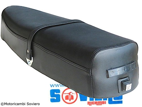 Sella nera telaio con molle - nera,