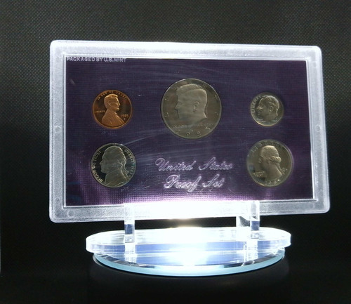 1985 mint clad proof set - us,