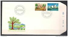 Lussemburgo 1984 Ambiente Ecologia Alberi Acqua Protezione Sicurezza Stradale 2v FDC