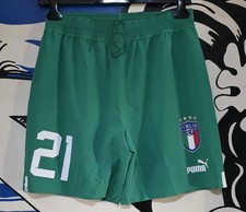CALZONCINI NO MAGLIA MERET ALBANIA ITALIA MATCH WORN L AMICHEVOLE NAPOLI