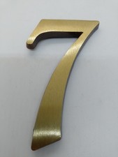 Numero civico in ottone 7