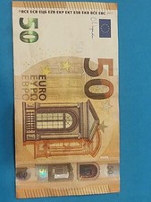 Banconota 50€ rara errore difetto  stampa SD1997314418 Seriale Molto Sfasato 