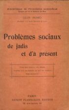 Problèmes sociaux de jadis et