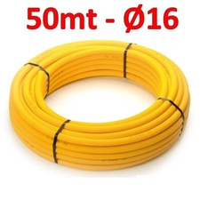 Tubo multistrato per GAS Ø 16 x 2 mm preisolato con guaina corrugata gialla - r