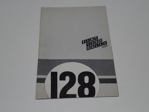 Fiat 128 rally 1300 brochure - 128,