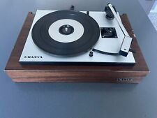 Uranya Giradischi Vintage Originale Usato non testato con struttura in legno