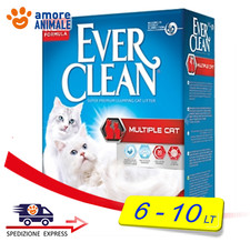 Ever Clean - Multiple Cat  6 / 10 LT - Lettiera per Gatti elimina gli odori