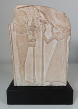 Statua egizia vintage 2 lati